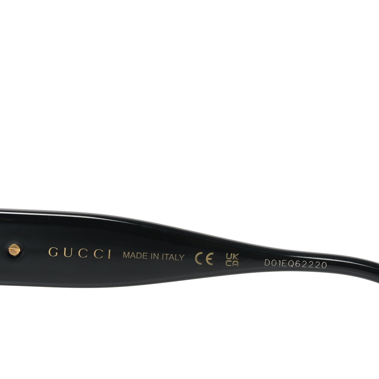 Gucci Acetate Square Frame Chain Sunglasses GG1029SA Black 5 of 7
