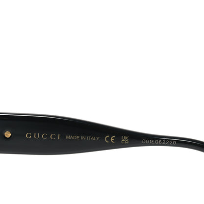 Gucci Acetate Square Frame Chain Sunglasses GG1029SA Black 5 of 7