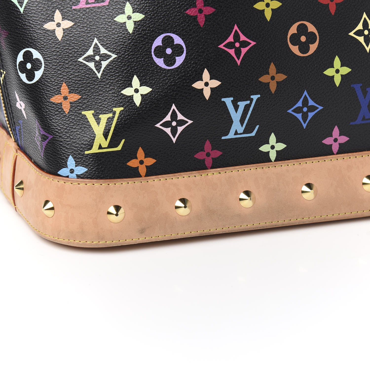 Louis Vuitton Monogram Multicolor Alma GM Black 8 of 11
