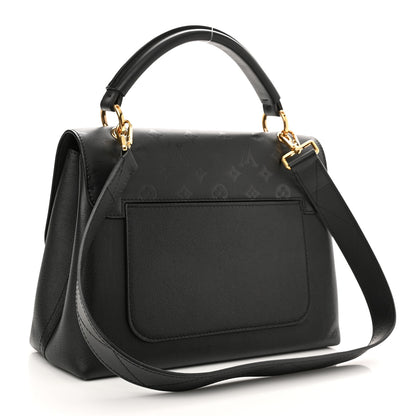 Louis Vuitton Calfskin Monogram Very One Handle Black 3 of 11
