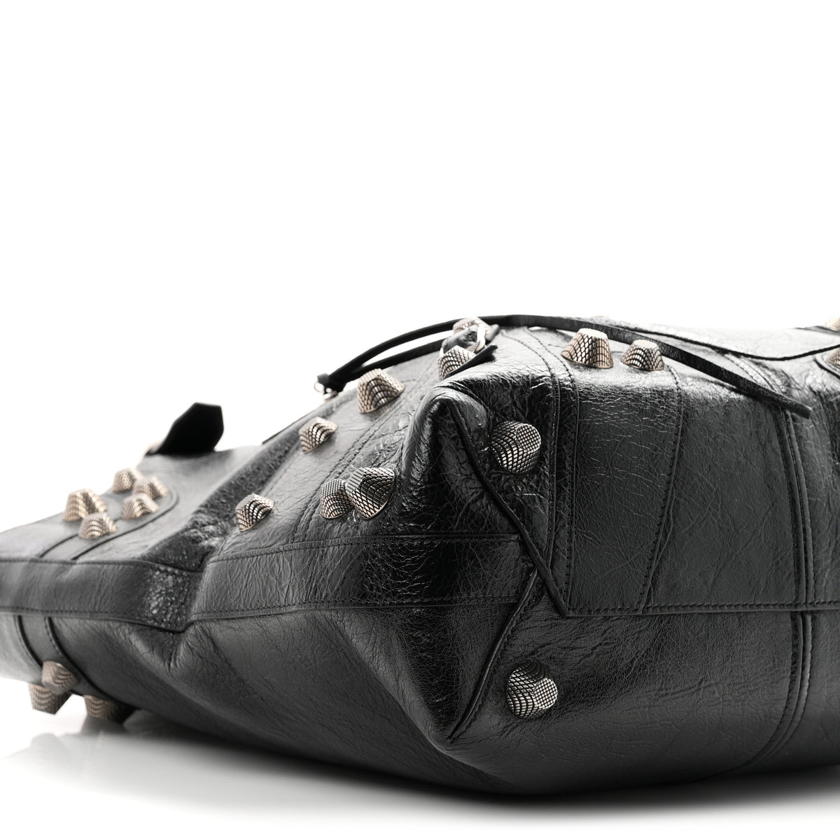 Balenciaga Agneau Arena Medium Le Cagole Carry All Bag Black 8 of 9