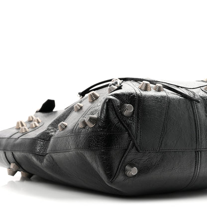 Balenciaga Agneau Arena Medium Le Cagole Carry All Bag Black 8 of 9