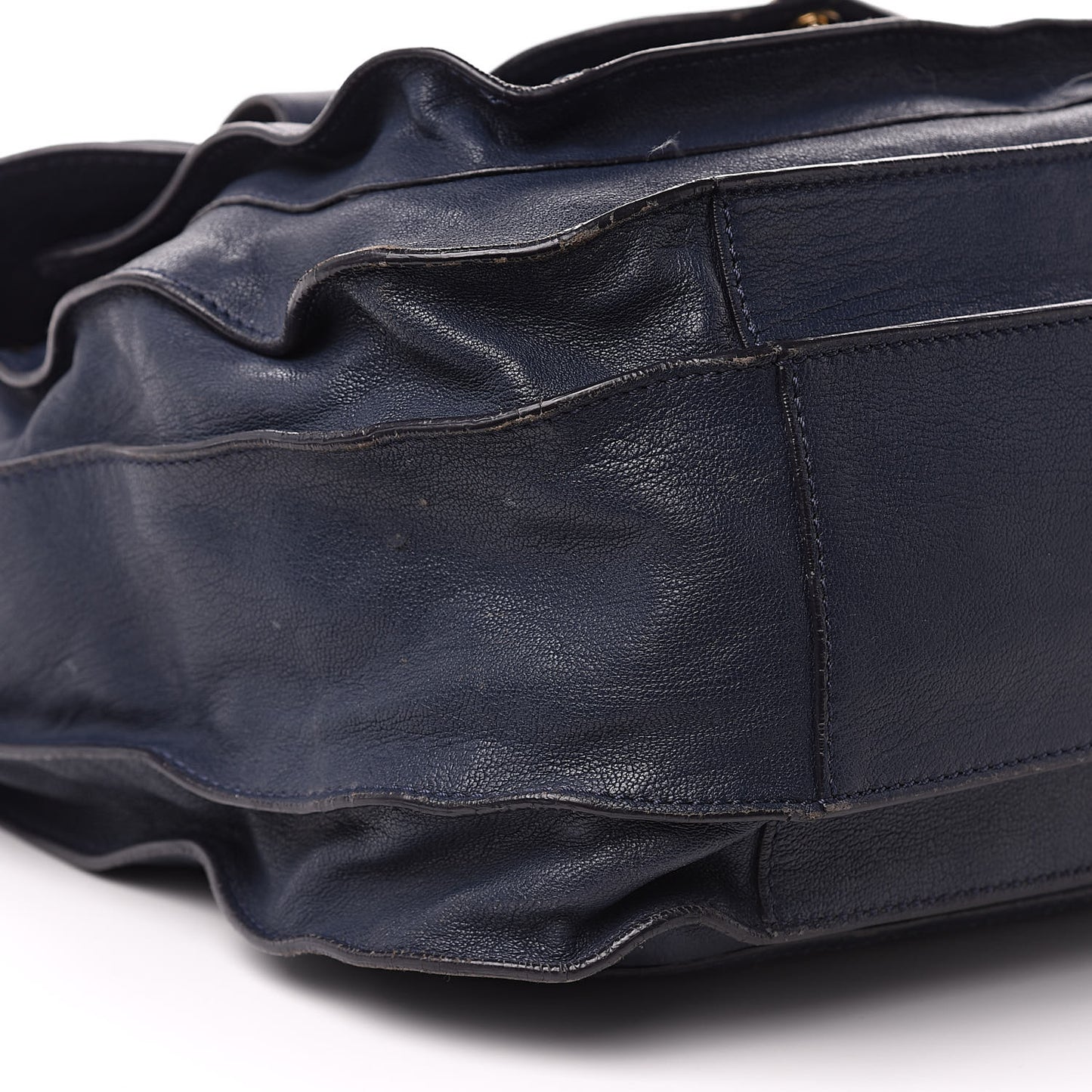 Lambskin PS1 Extra Large Satchel Indigo