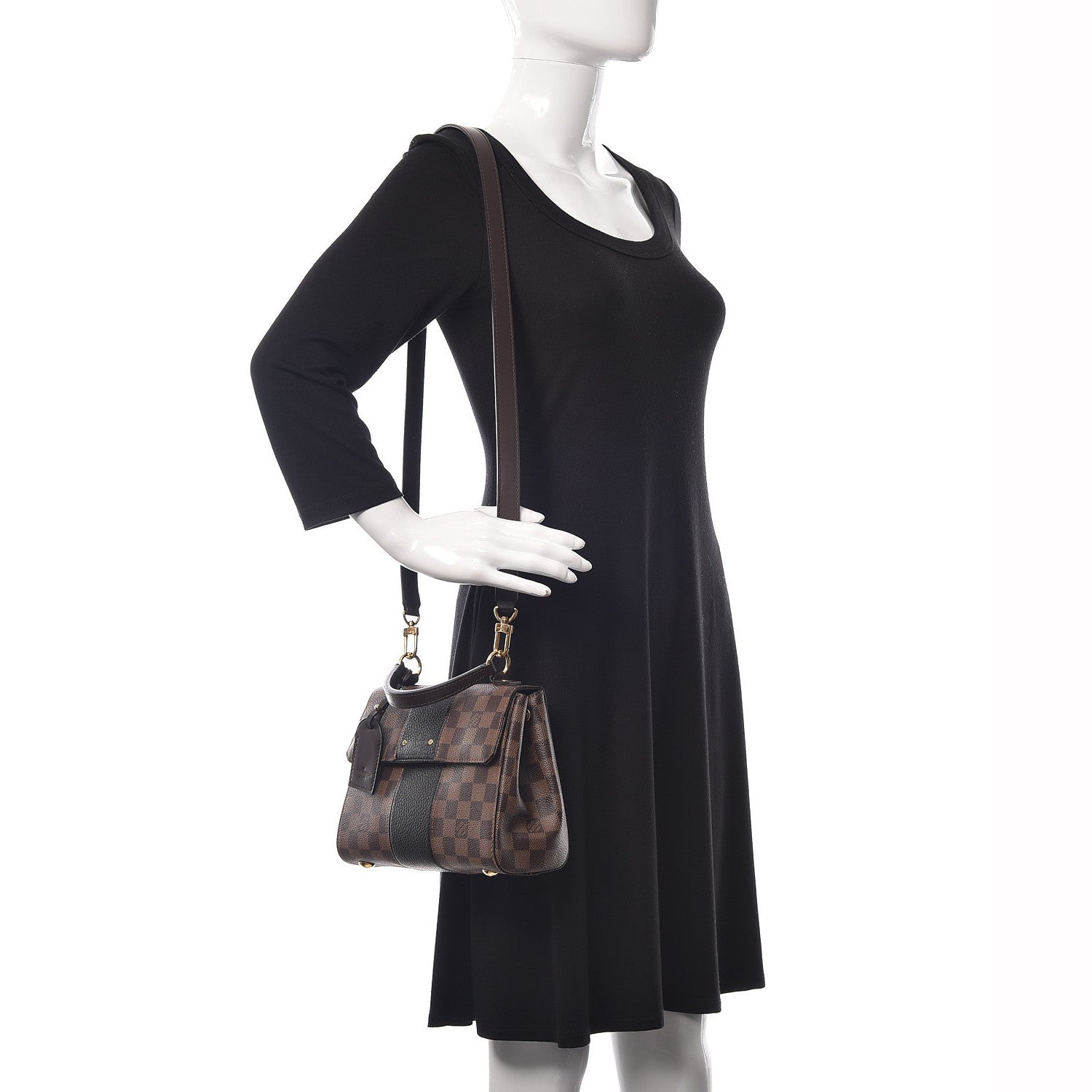 Louis Vuitton Damier Ebene Bond Street BB Black 2 of 9