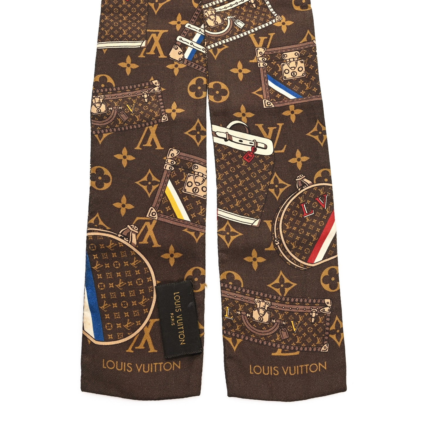 Silk Monogram Trunks Bandeau
