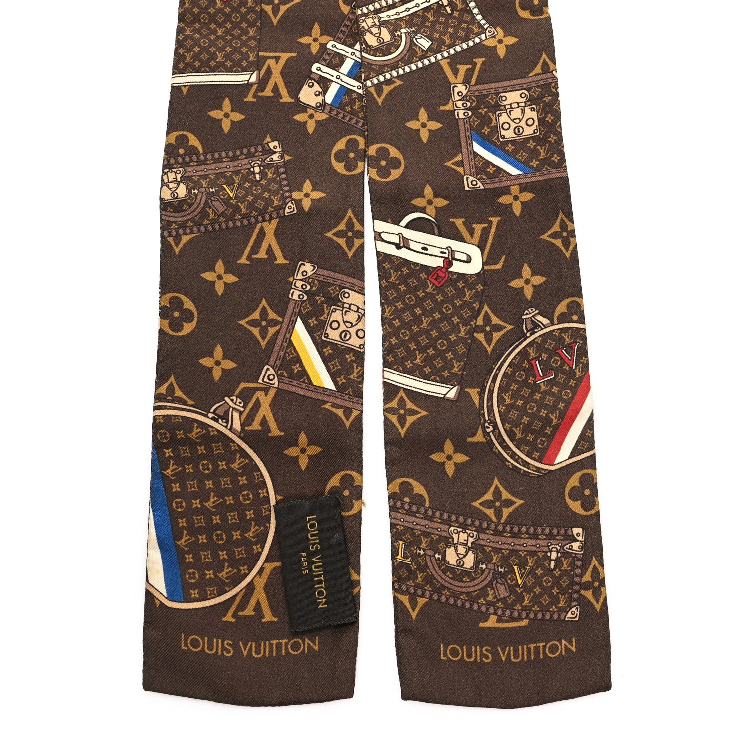 Louis Vuitton Silk Monogram Trunks Bandeau 2 of 3