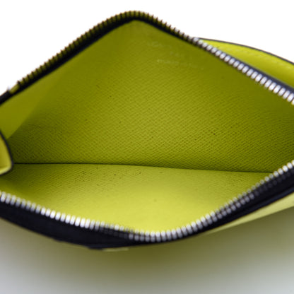 Louis Vuitton Monogram Taiga Coin Card Holder Yellow 5 of 11