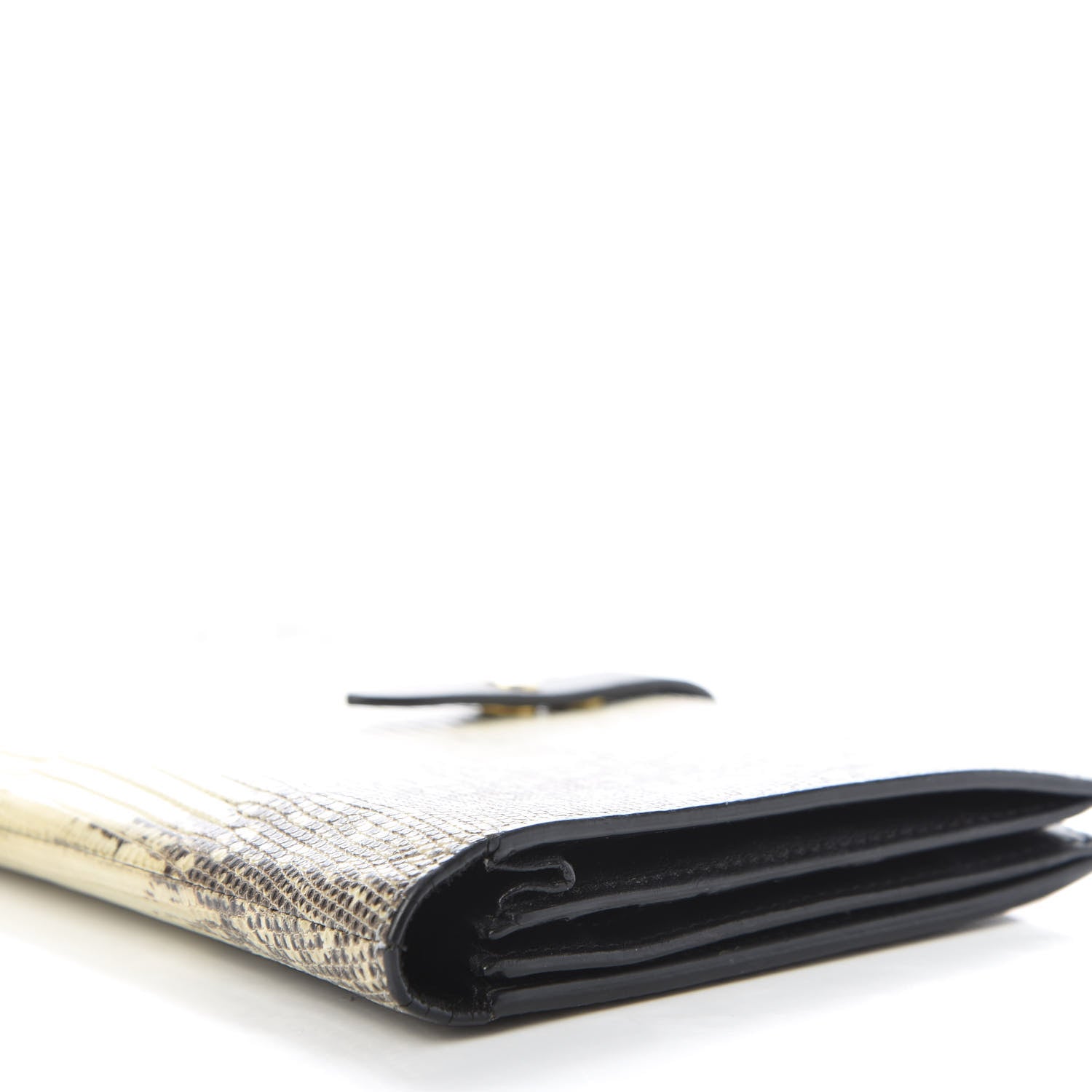 Celine Lizard Calfskin Large Multifunction Strap Wallet Natural 6 of 11