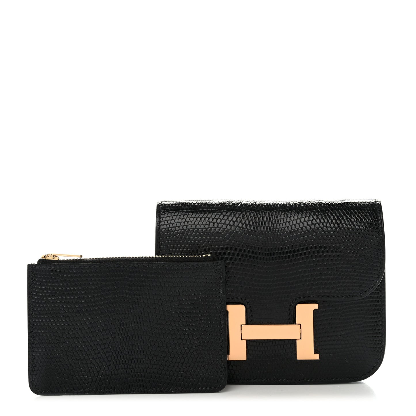 Lizard Constance Slim Wallet Black