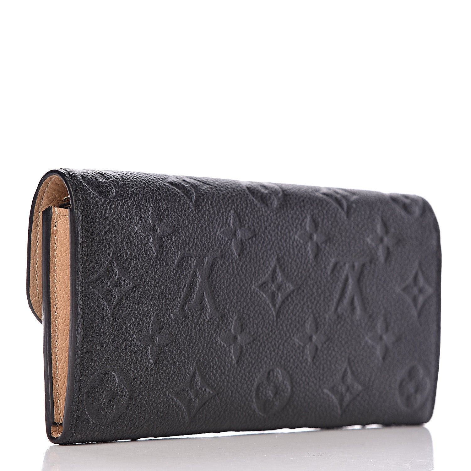 Louis Vuitton Empreinte Emilie Wallet Black Dune 3 of 8