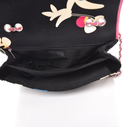 Chanel Canvas Chocolate Bar Quilted Flap Multicolor 7 of 13