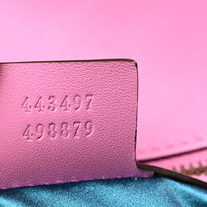 Gucci Velvet Matelasse Marquise Crystals Embroidered Small GG Marmont Shoulder Bag Malva 7 of 10