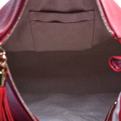 Gucci Pebbled Calfskin Large Soho Hobo Tabasco Red 5 of 11