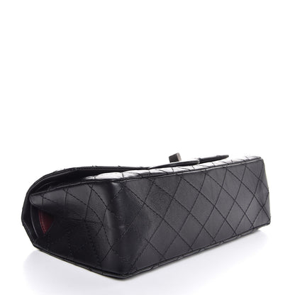 Chanel Aged Calfskin Quilted 2.55 Reissue 225 Flap Black 3 of 8