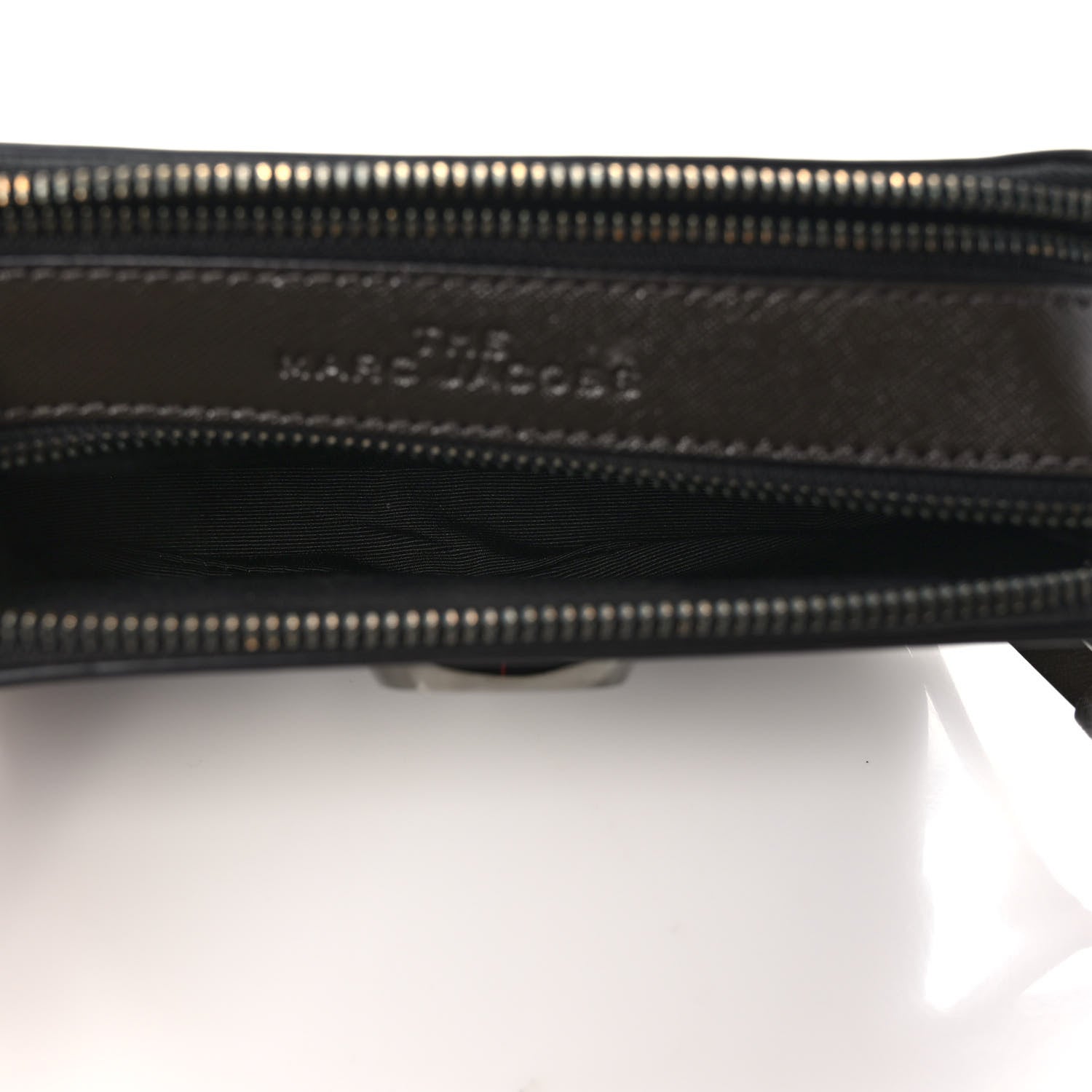 Marc Jacobs Saffiano Small Snapshot Camera Bag Ink Grey 5 of 10