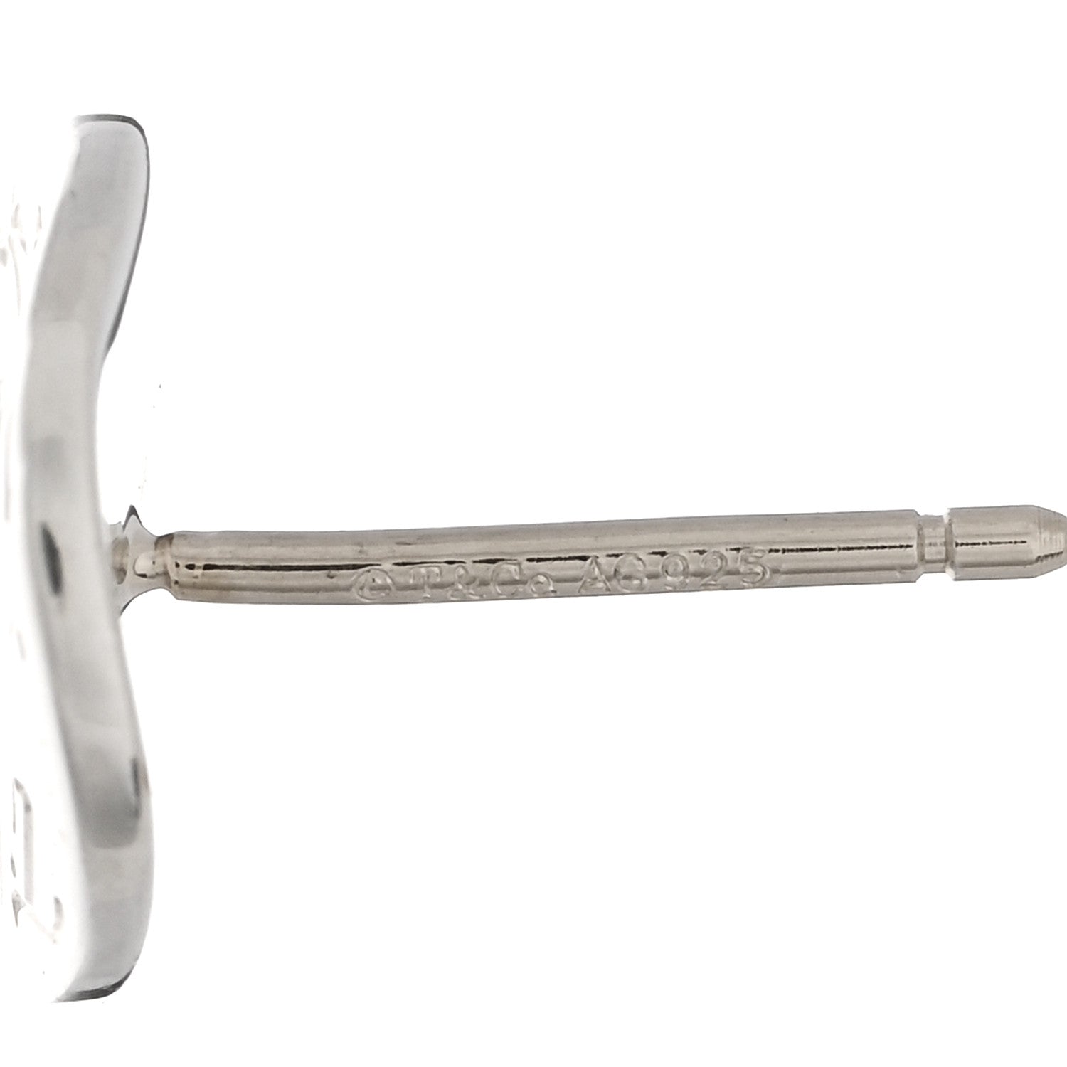 Tiffany Sterling Silver Notes Round Earrings 4 of 4