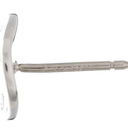 Tiffany Sterling Silver Notes Round Earrings 4 of 4