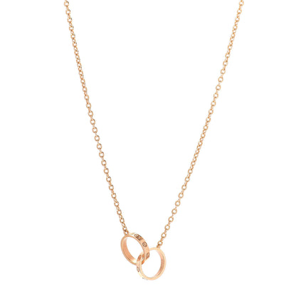Cartier 18K Yellow Gold Interlocking LOVE Necklace 1 of 5
