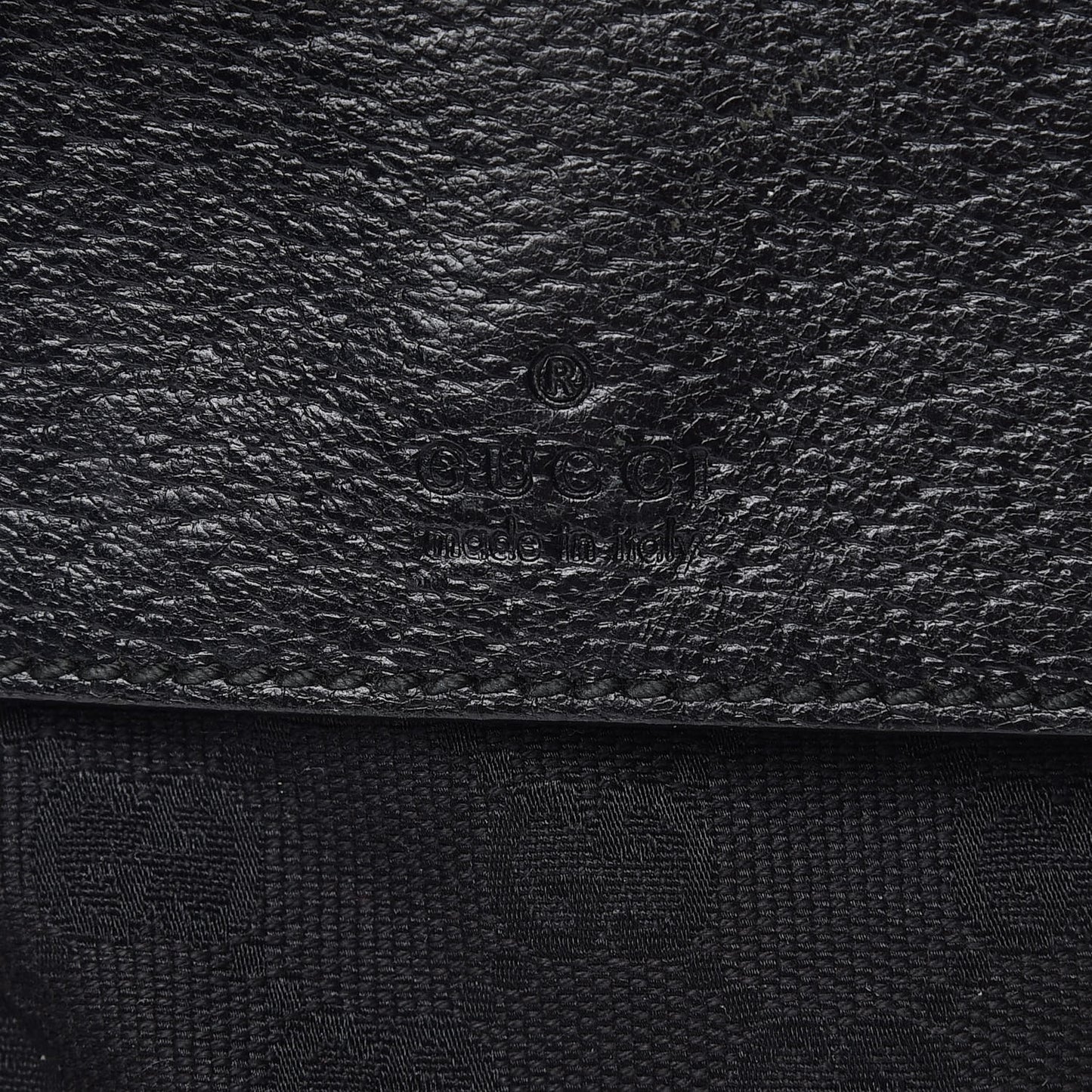 Monogram Web Medium Double Pocket Messenger Bag Black