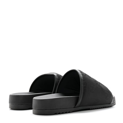 Gucci Econyl Nylon Demetra GG Monogram Mens Off the Grid Slide Sandals 9 Black 4 of 9