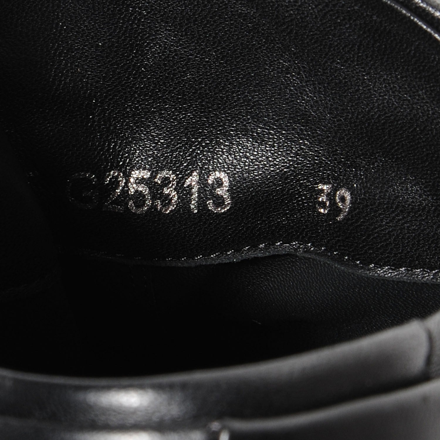 Chanel Leather Patent Cap Toe CC Sneakers 39 Black 7 of 7