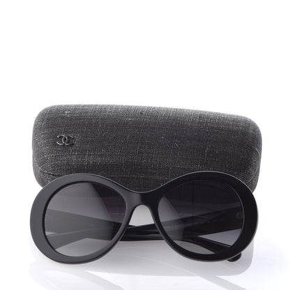 Chanel Oval CC Sunglasses 5372 Black 7 of 7