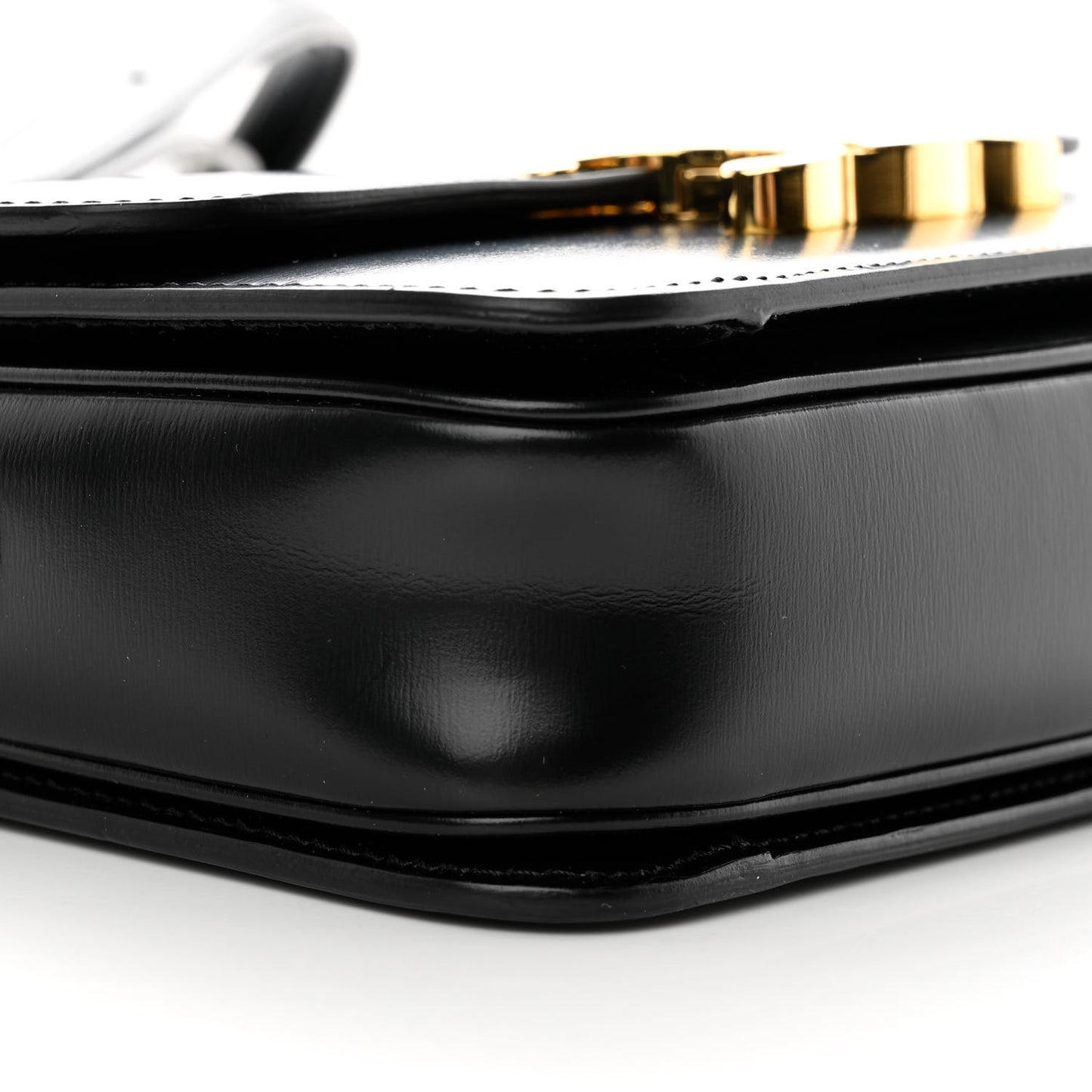 Shiny Calfskin Teen Triomphe Black