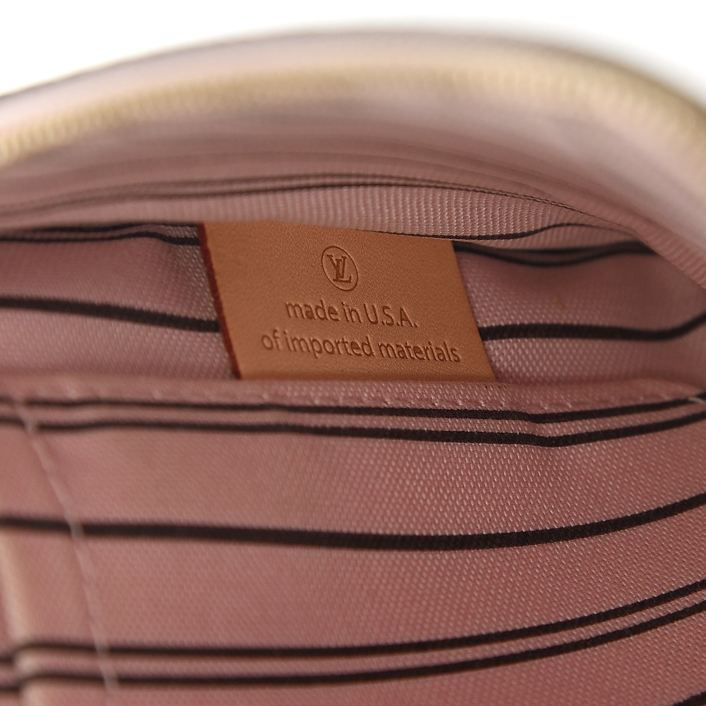 Monogram Neverfull MM GM Pochette Rose Ballerine