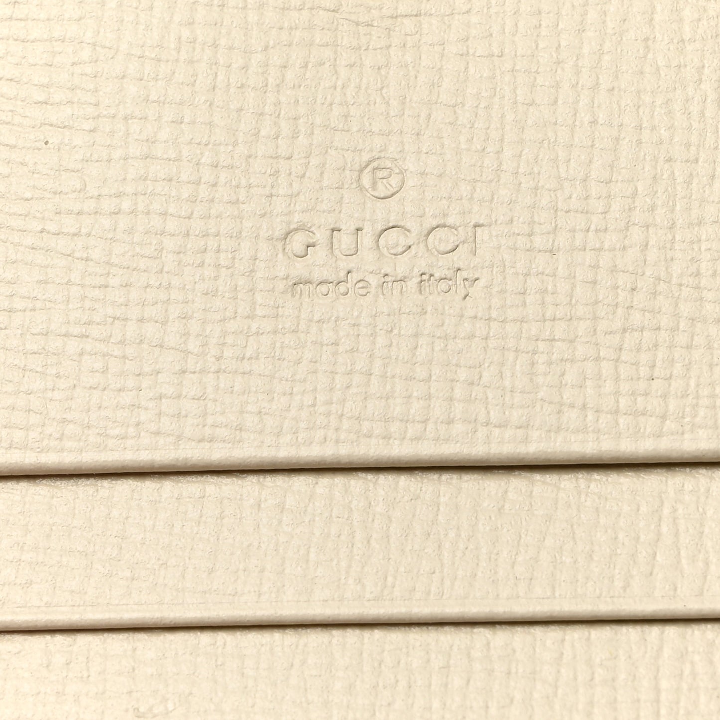 GG Supreme Monogram Azalea Calfskin Horsebit 1955 Card Case Wallet Beige Ebony Mystic White