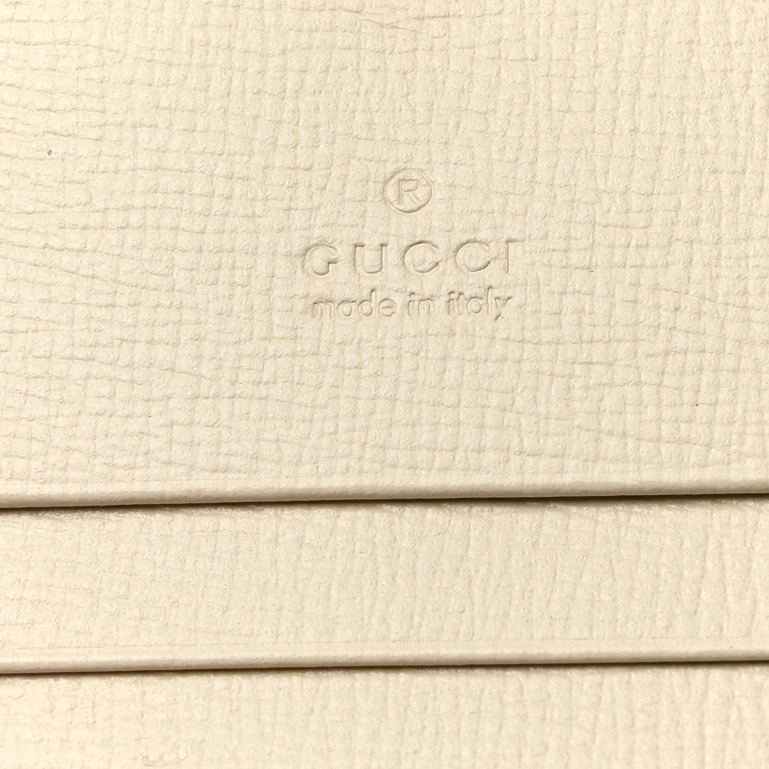 Gucci GG Supreme Monogram Azalea Calfskin Horsebit 1955 Card Case Wallet Beige Ebony Mystic White 6 of 8