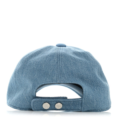 Chanel Cotton Sequin CC Cap Hat Blue 5 of 8