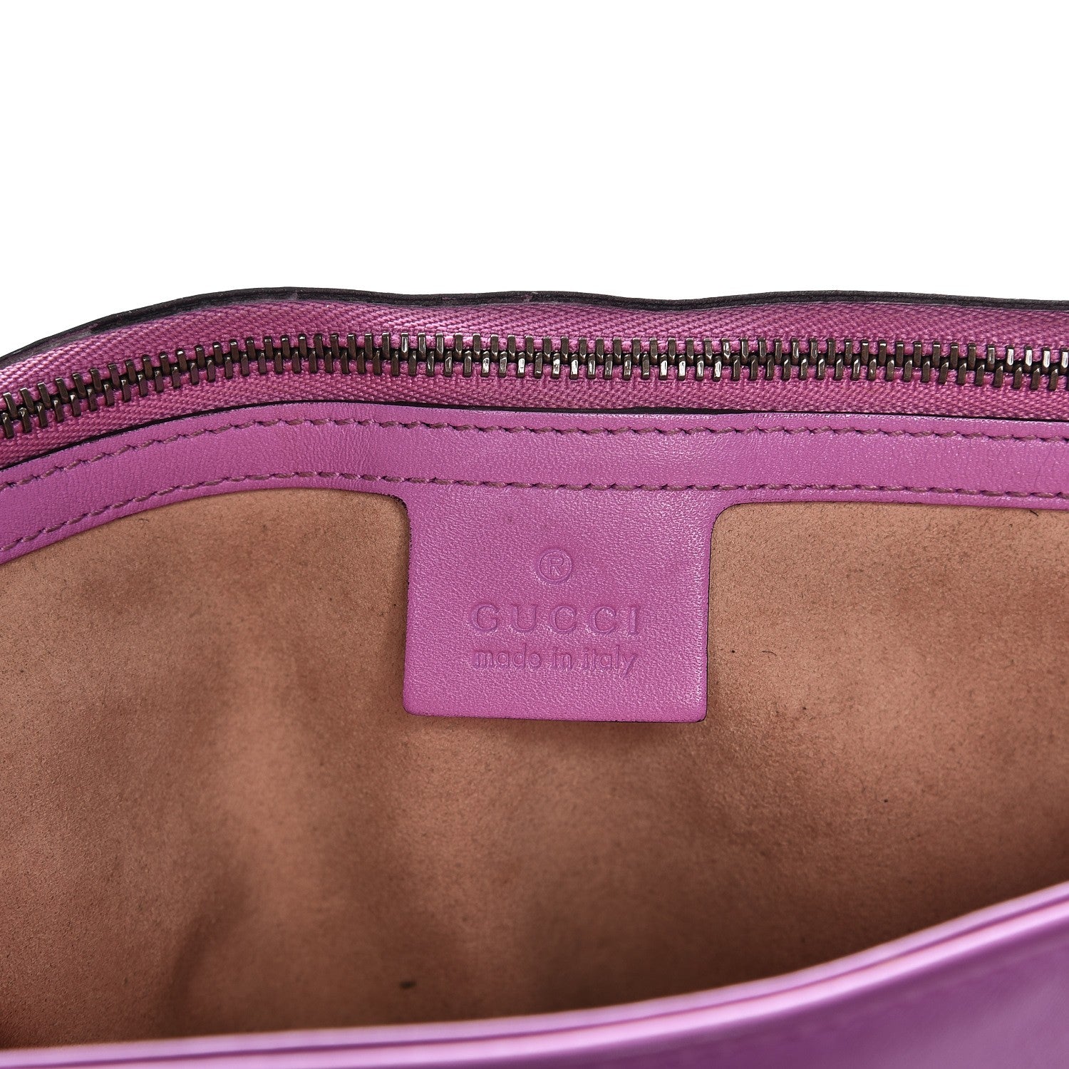 Gucci Calfskin Matelasse Medium GG Marmont Shoulder Bag Candy Mousse 6 of 11