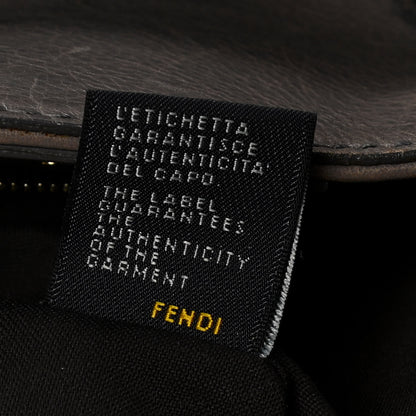 Fendi Vitello Acqua Large Twins Tote Grigio Scuro 4 of 24