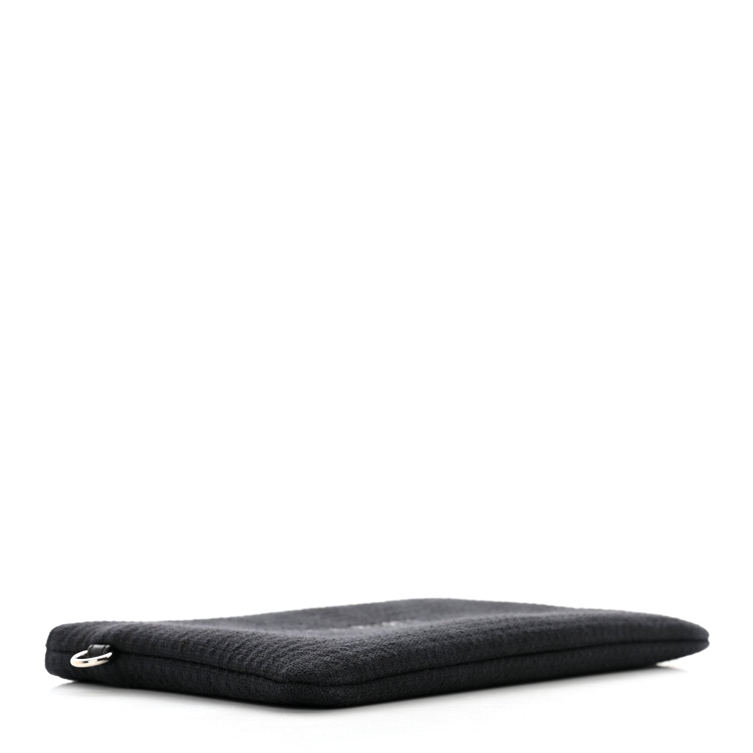 Chanel Canvas Small Deauville Pouch Black 4 of 6