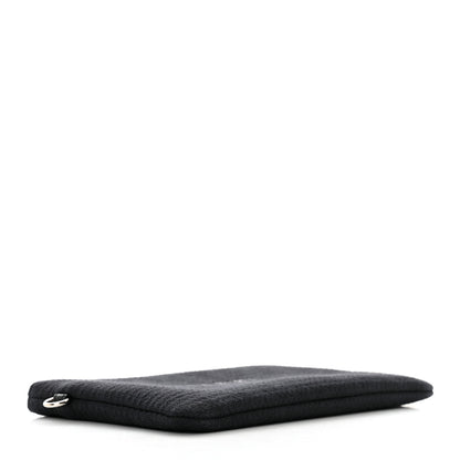 Chanel Canvas Small Deauville Pouch Black 4 of 6