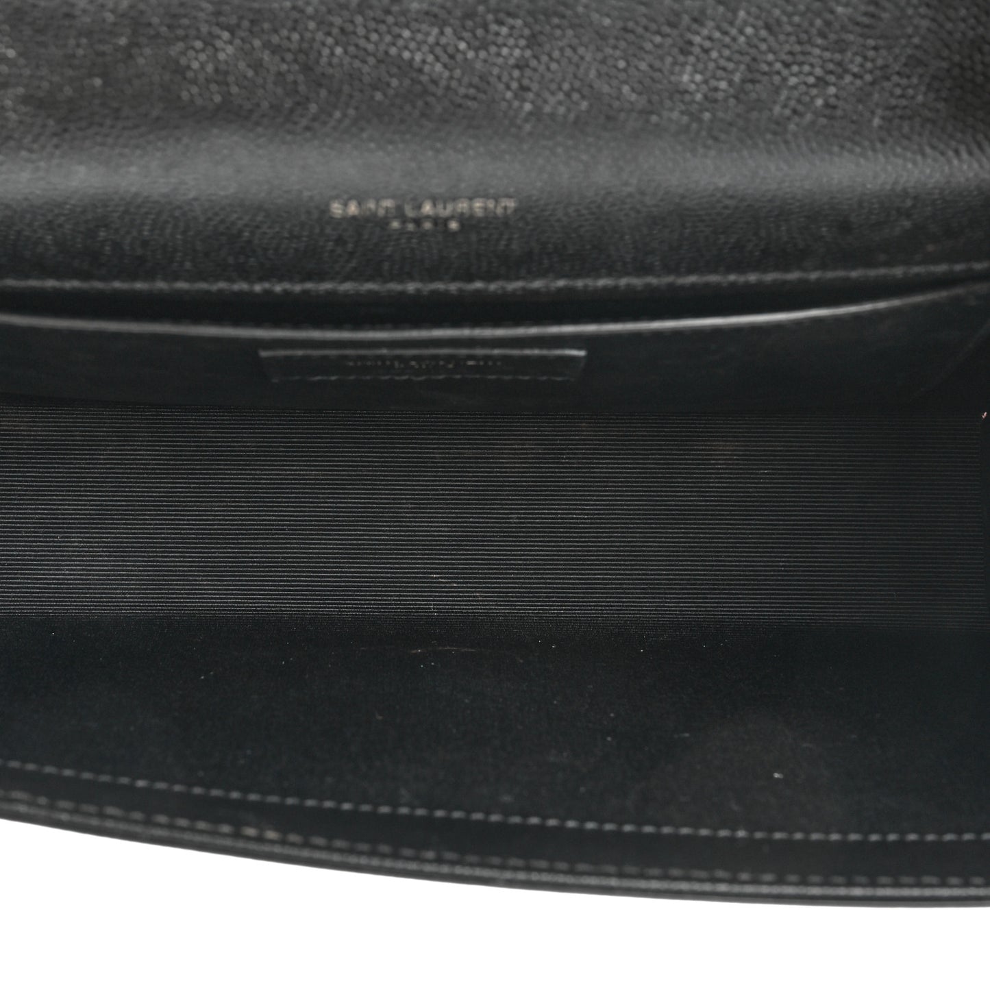 Grain De Poudre Medium Classic Monogram Monochrome Kate Satchel Black