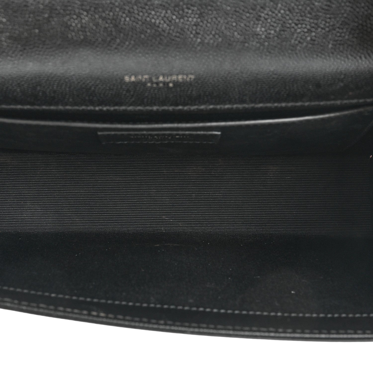 Saint Laurent Grain De Poudre Medium Classic Monogram Monochrome Kate Satchel Black 5 of 18