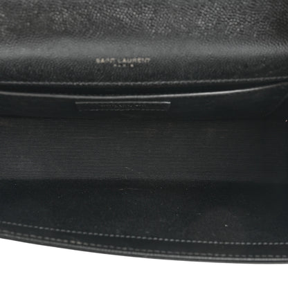 Saint Laurent Grain De Poudre Medium Classic Monogram Monochrome Kate Satchel Black 5 of 18