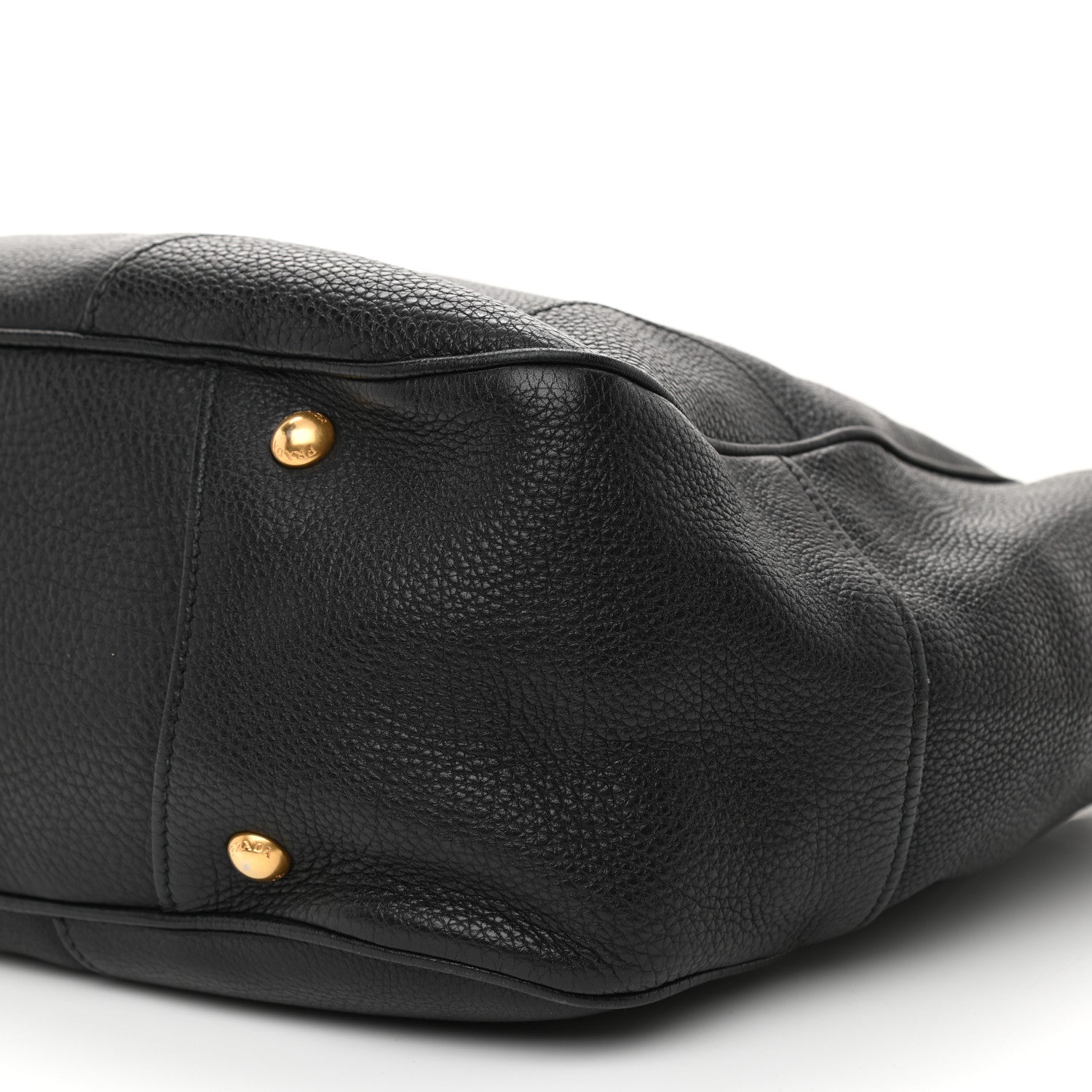 Prada Vitello Daino Shoulder Bag Black 8 of 10