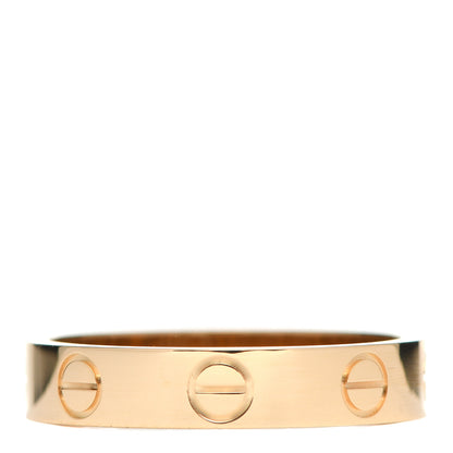 Cartier 18K Yellow Gold 3.5mm LOVE Wedding Band Ring 50 5.25 2 of 10