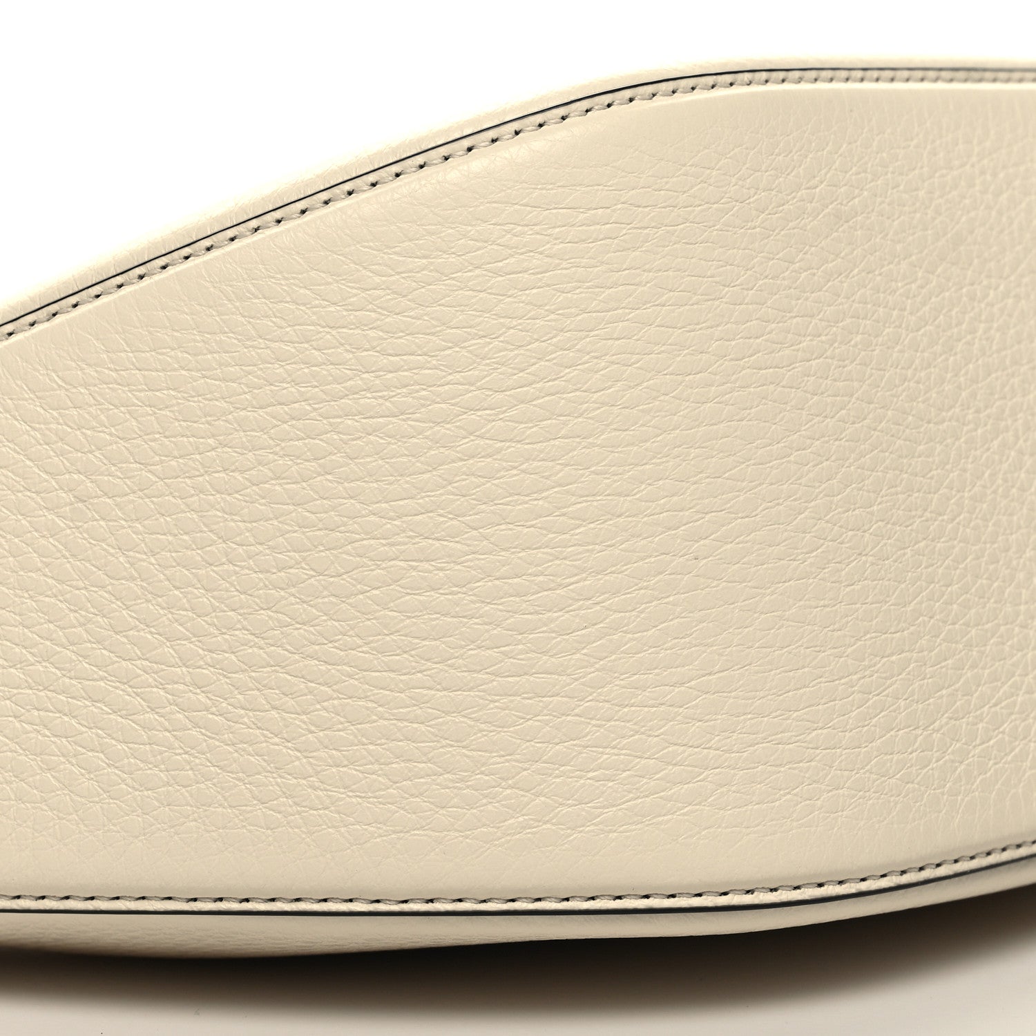 Valentino Garavani Grainy Calfskin Small Vlogo Moon Hobo Bag Ivory 8 of 10