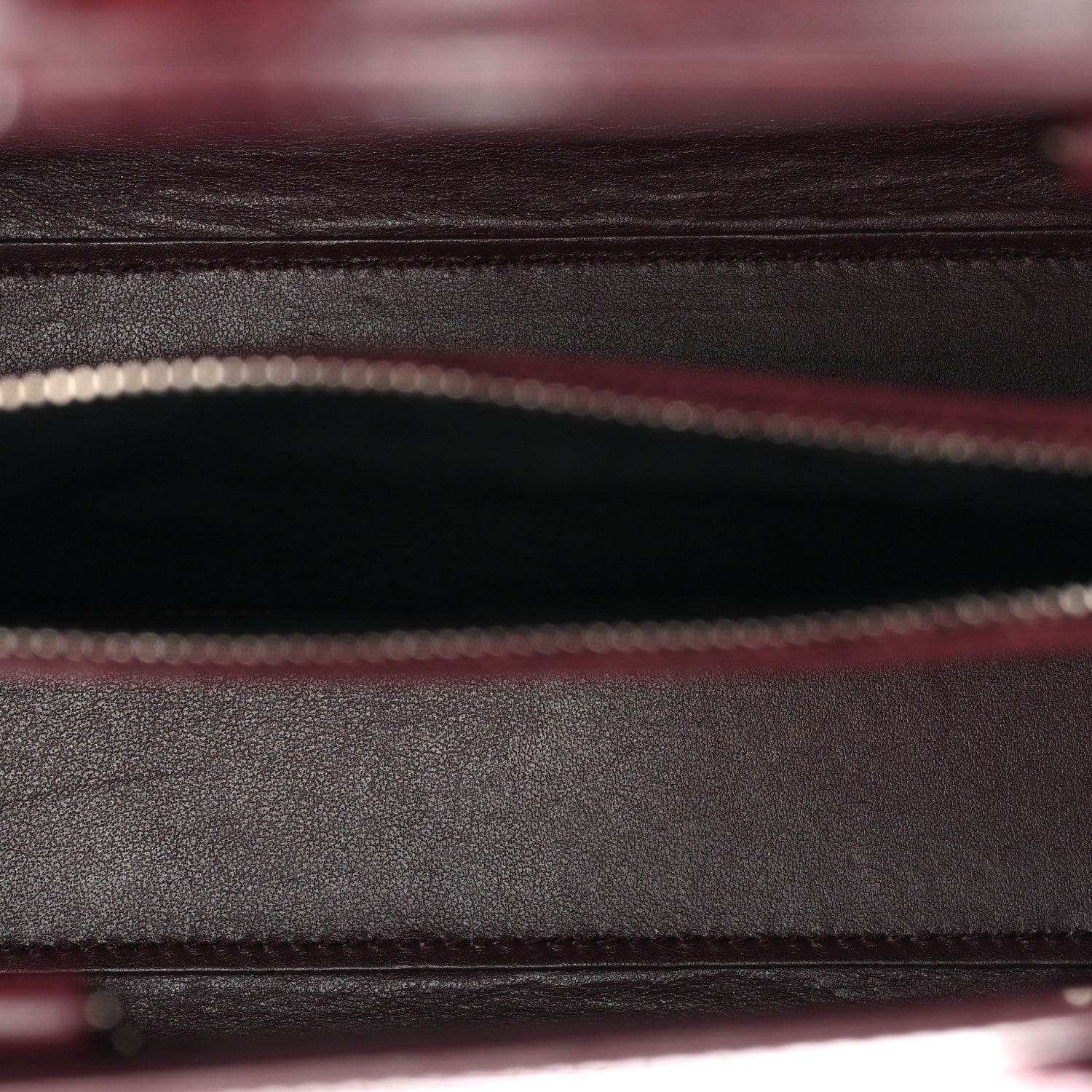 Saint Laurent Calfskin Crocodile Embossed Baby Sac De Jour Bordeaux 5 of 13