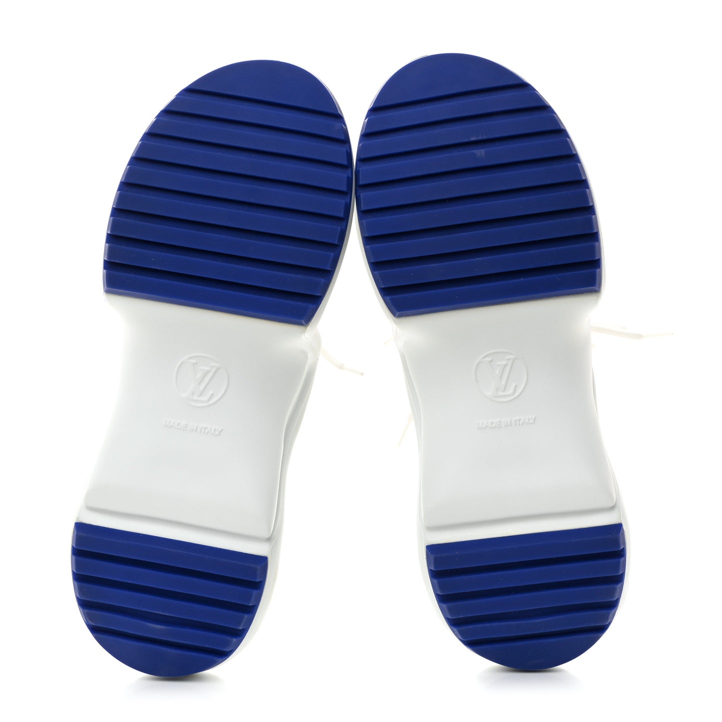 Jacquard Velvet Monogram LV Archlight Sneakers 38 White Blue