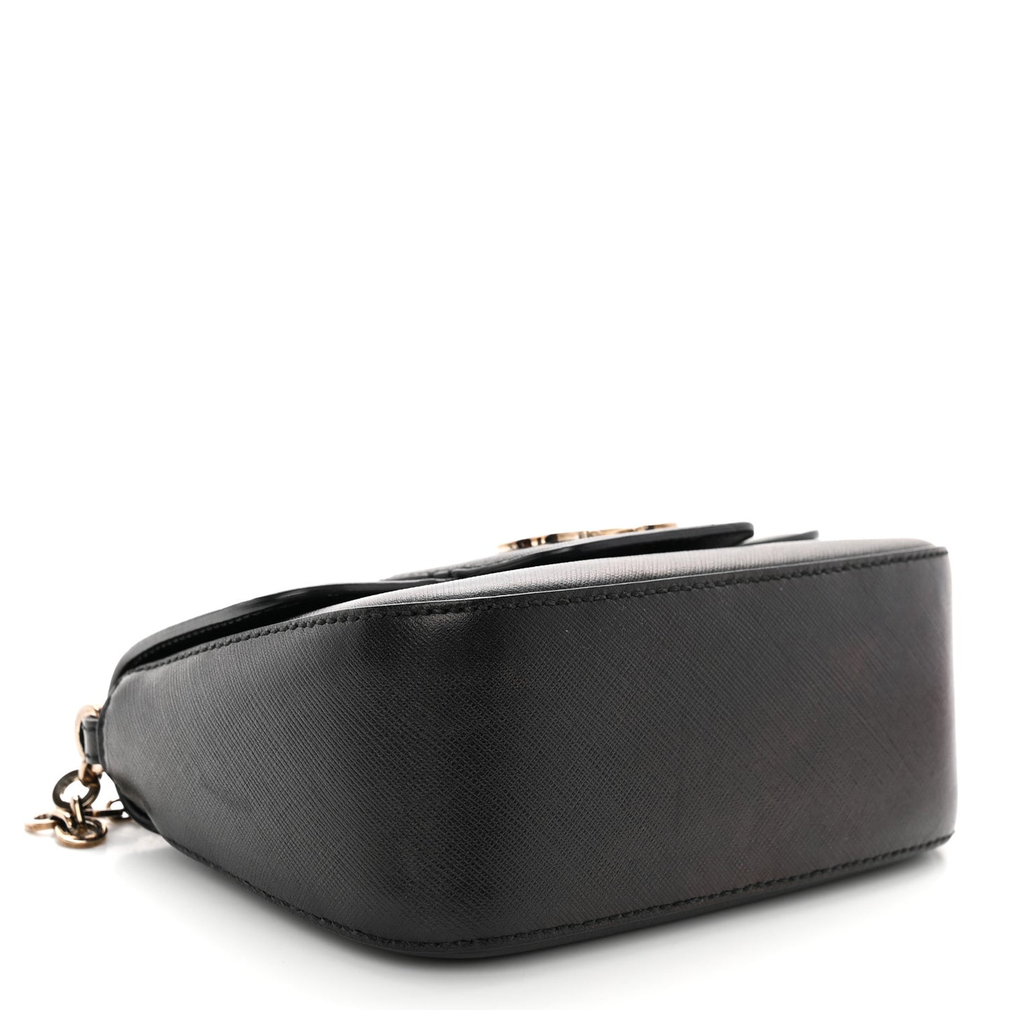 Saffiano Paris Crossbody Bag Black