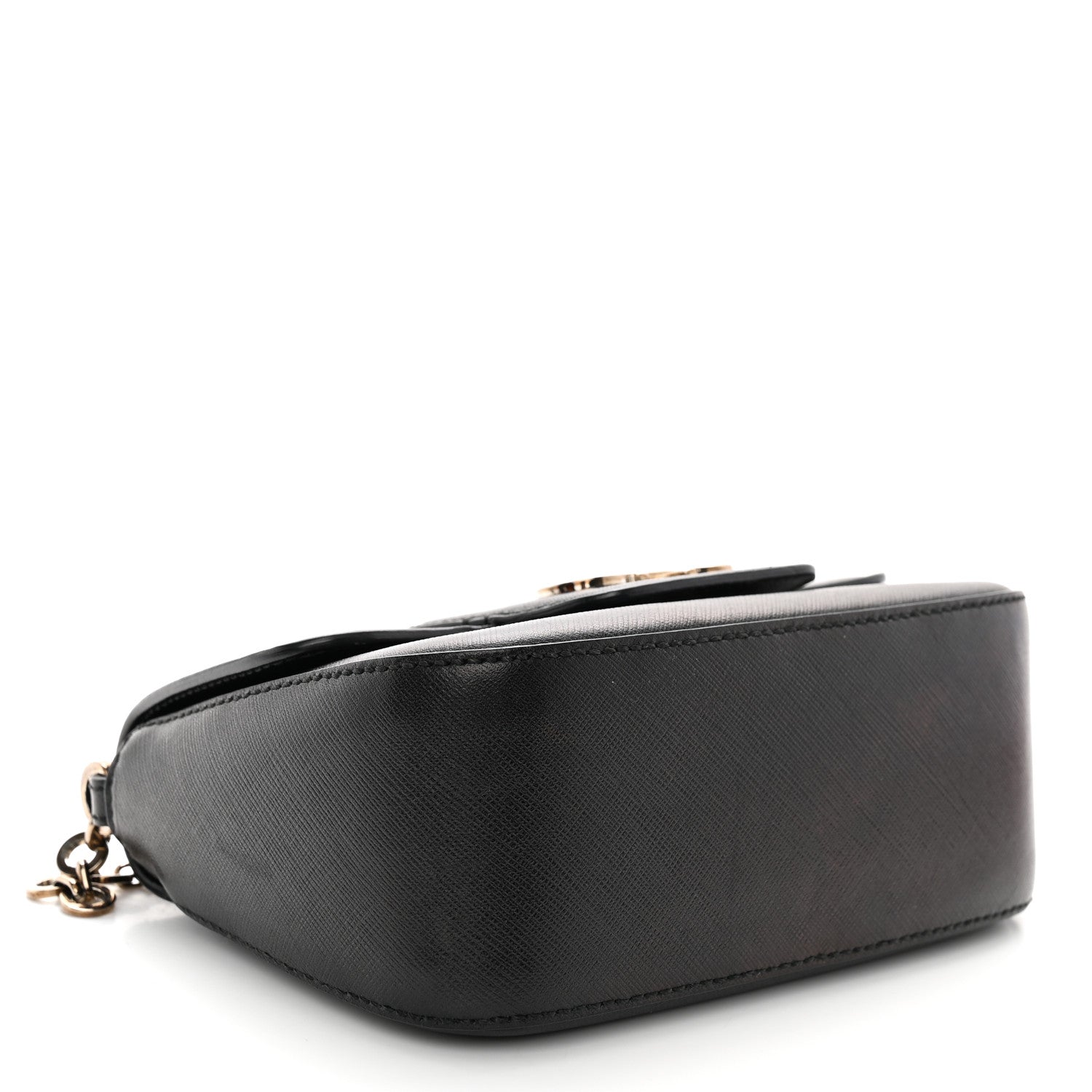 Salvatore Ferragamo Saffiano Paris Crossbody Bag Black 4 of 11