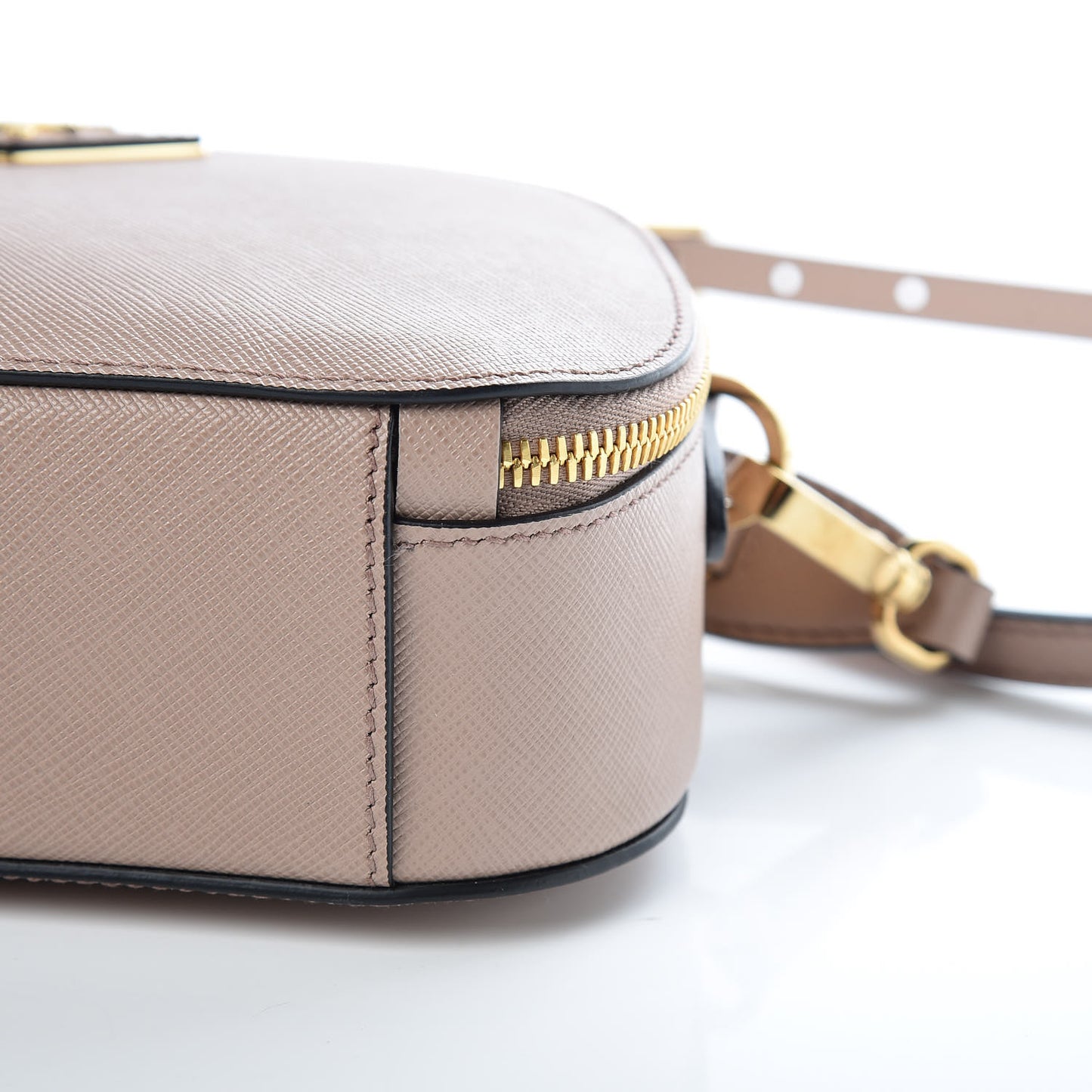 Saffiano Lux Odette Crossbody Cipria