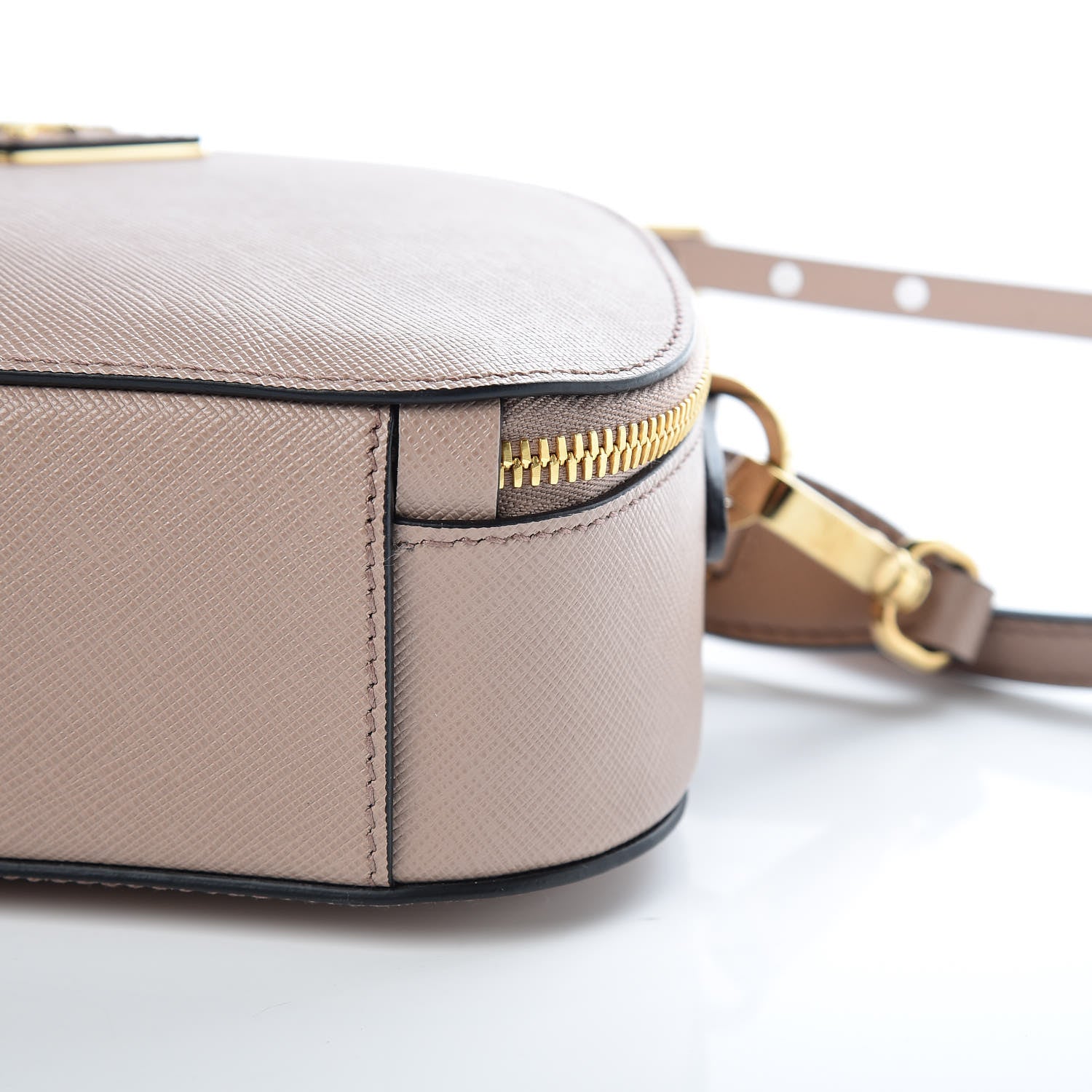 Prada Saffiano Lux Odette Crossbody Cipria 9 of 9