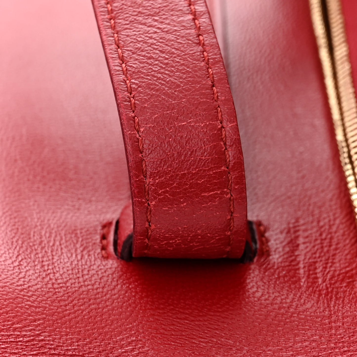 Box Calfskin Medium Classic Box Flap Bag Red