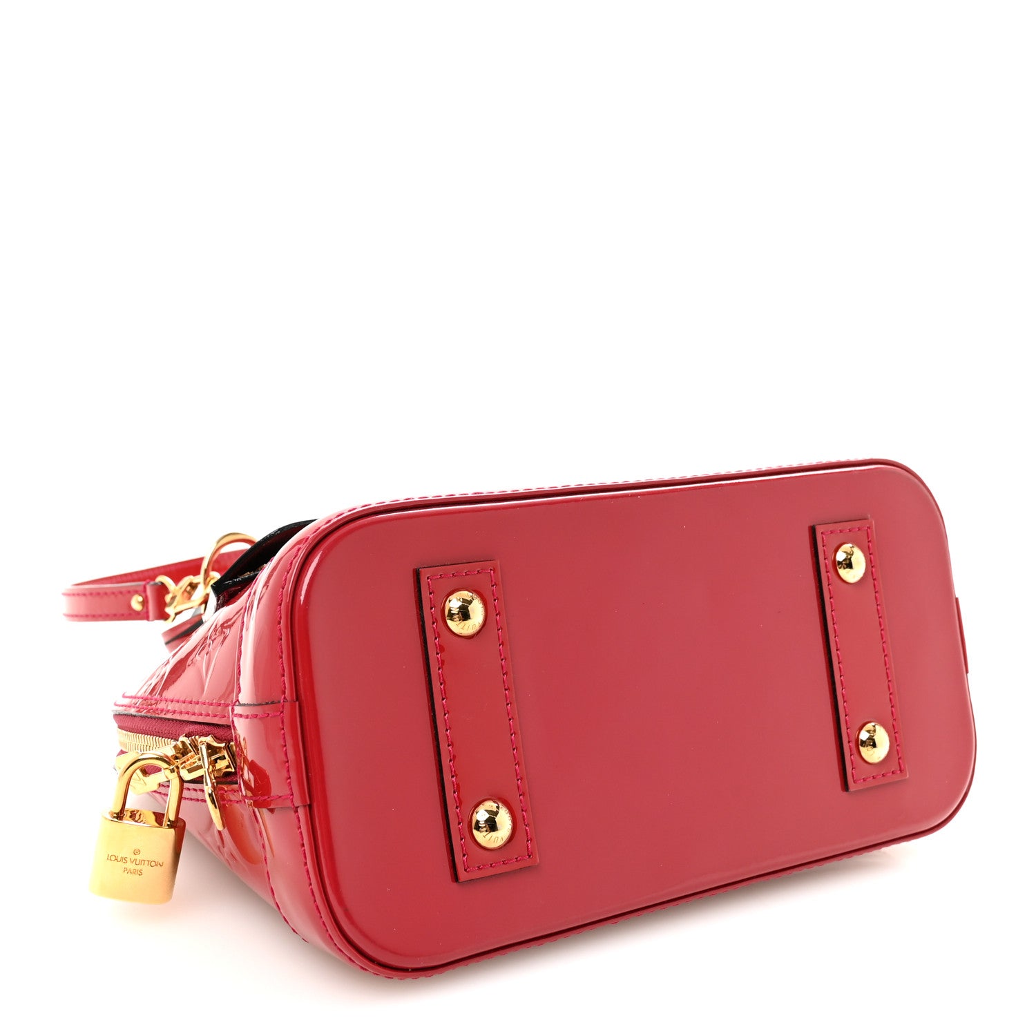Louis Vuitton Vernis Alma BB Rose Indien 4 of 9