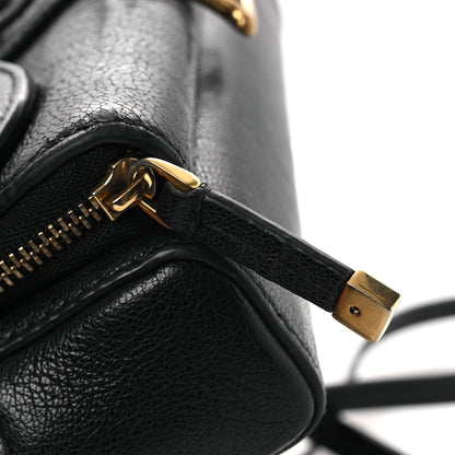 Christian Dior Goatskin Double Saddle Pouch Black 11 of 12